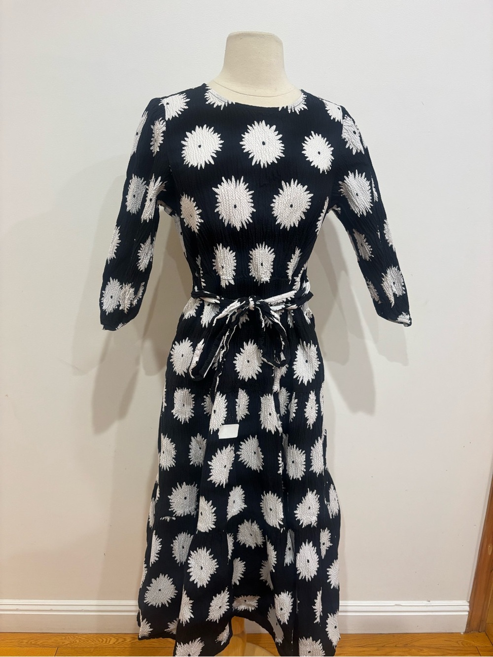 Kate Spade Pom Pom Floral Lawn Dress, Size: L - Picture 4 of 12